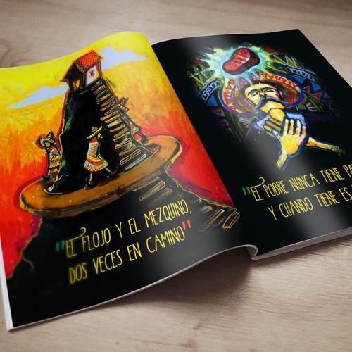Illustrations to Book of Mexican Sayings