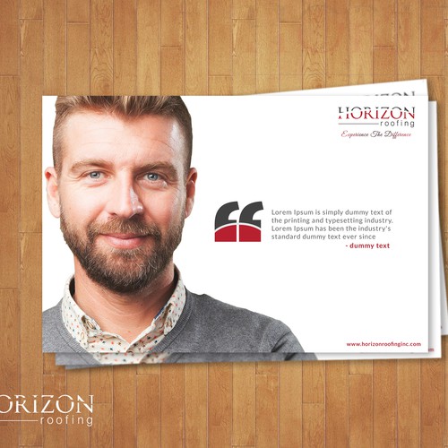 Horizon Roofing, Inc Customer statement post card