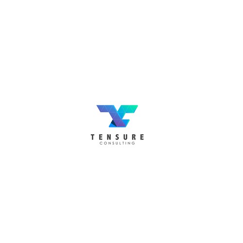 Modern elegant logo concept for Tensure Consulting