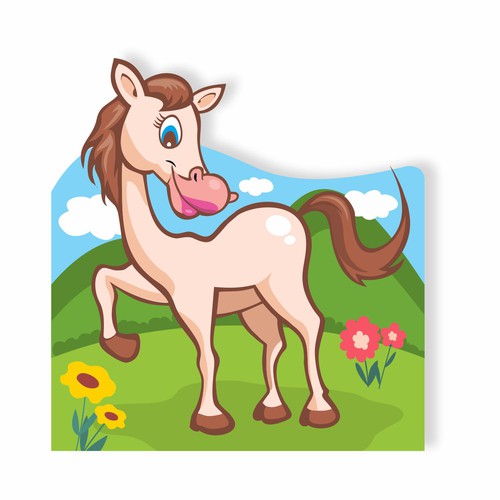 the cute horse