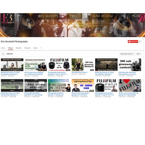 Youtube Channel art 