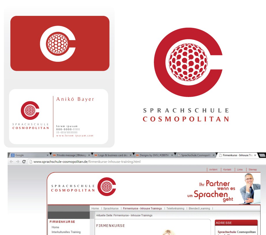 WANTED :) Redesign für unser Logo & unsere Visitenkarte