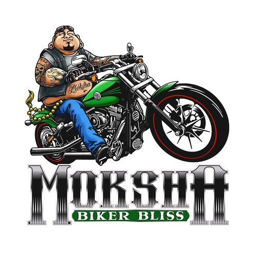 Moksha Biker Bliss - Illustration