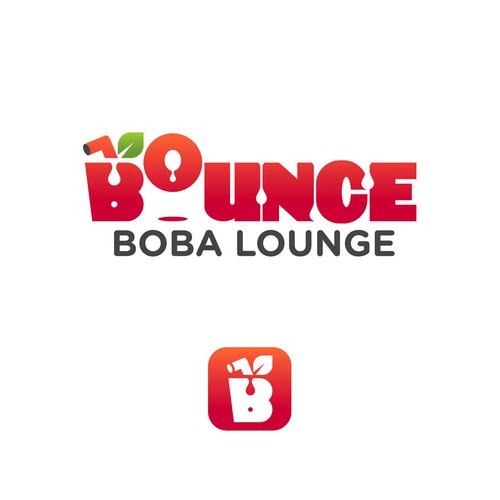 Logo Design for Bounce Boba Lounge