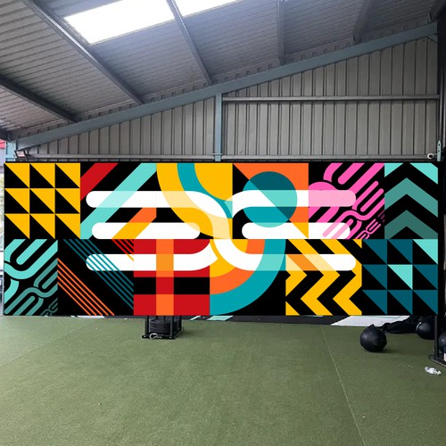 Mural geometry for Gym