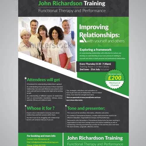 Improving Relationships Course Poster