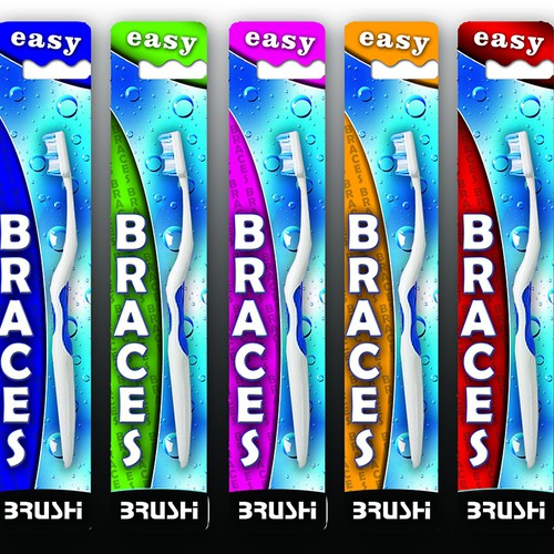 Easy Braces (tm) Brush needs a new product packaging