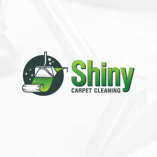Bold logo concept for Shiny Carpet Cleaning