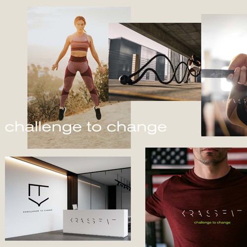 Brand Identity KRASSFIT: Crossfit & Personal Training 