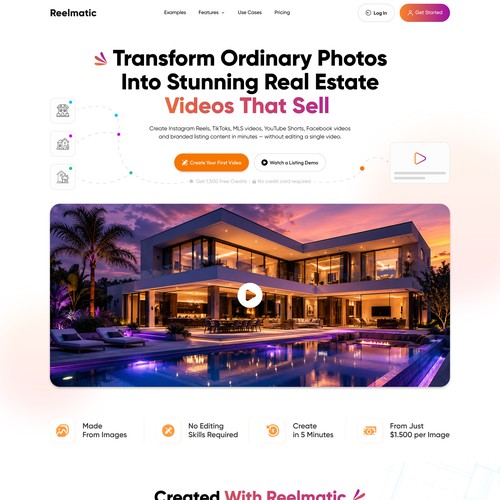 Fun AI Real Estate Web Design 