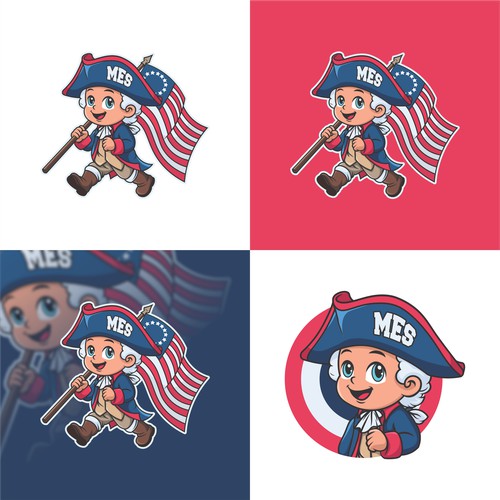 Memorial Elementary Patriot Mascot