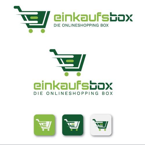 Einkaufsbox logo design