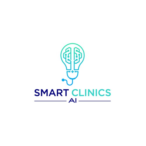 Modern logo for AI Healthcare Software