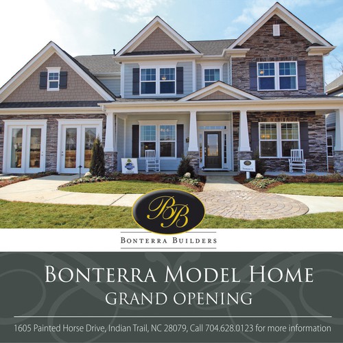 CREATIVE POST CARD DESIGN FOR HOMEBUILDER