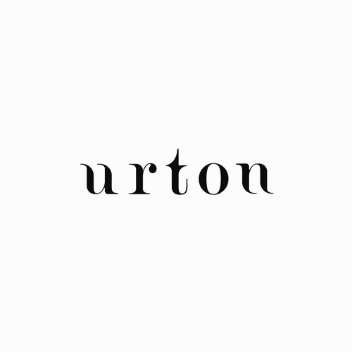 Custom typography logo