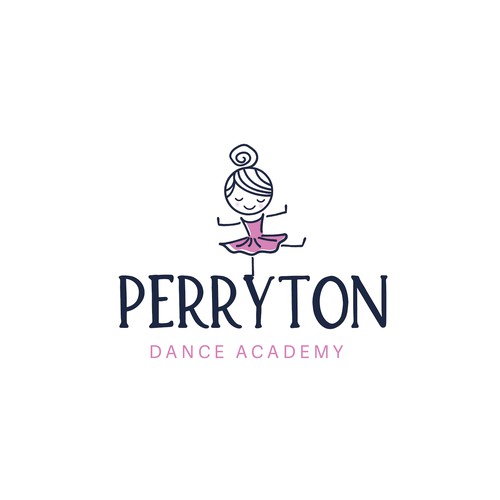 Playful logo for children's dance school
