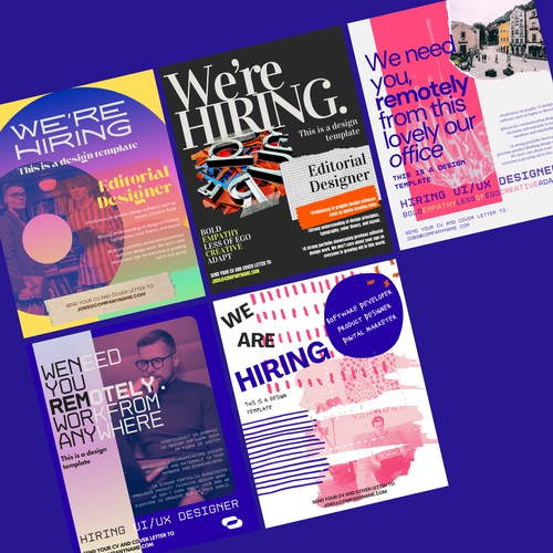 Flyer & Instagram Post Design for Hiring