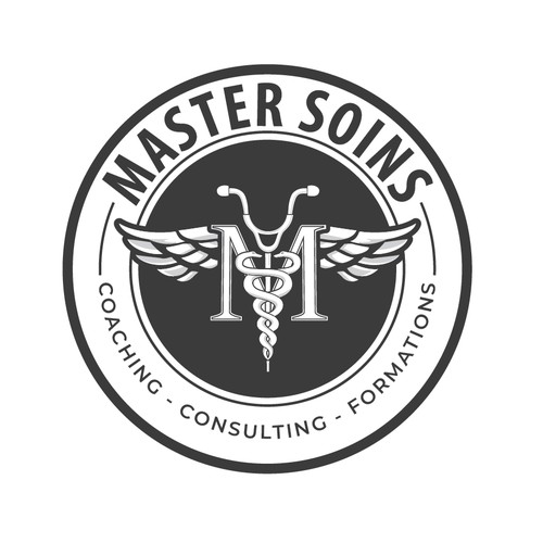 Bold Logo Concept Caduceus For Master Soins
