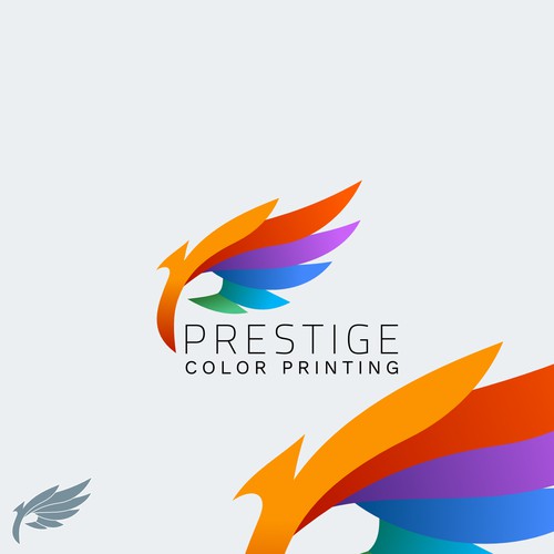 A logo concept for a color printing company