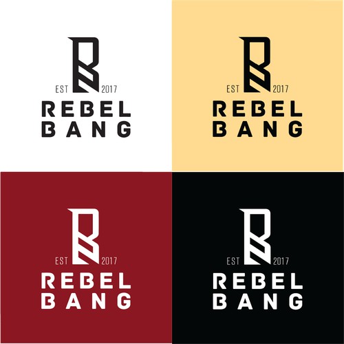 Rebel Bang logo design