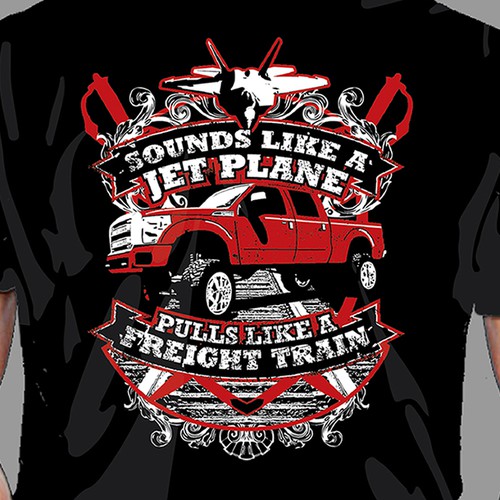 Professional Ford Truck T-shirt Design