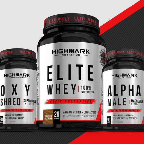 Label Design for HighMark Nutrition