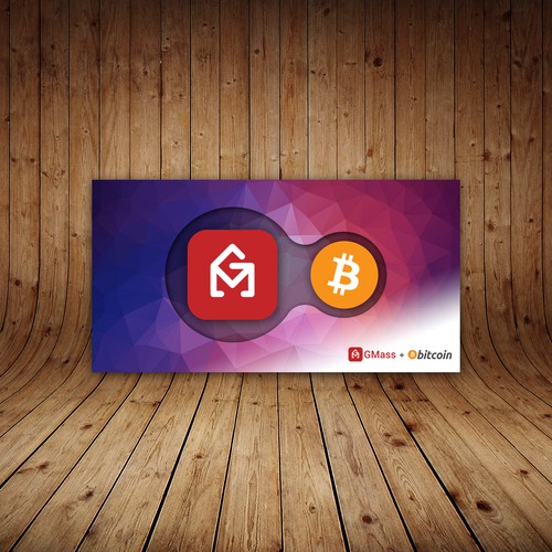 Facebook banner for a software and bitcoin intgration