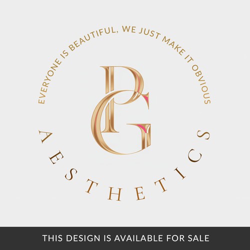 Luxury Circular Monogram (This Design Is Available For Sale)