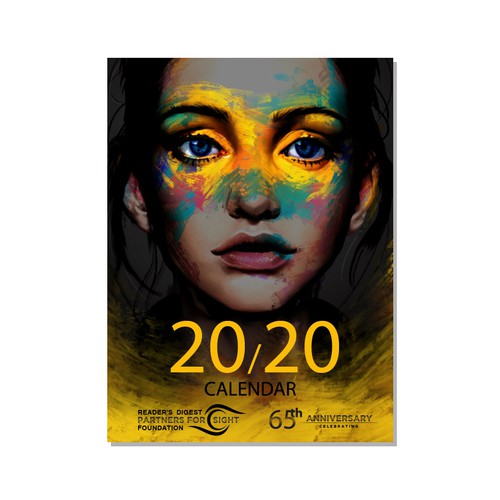 2020Calendar cover focus on Color blind