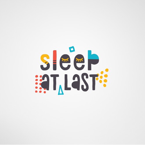 Colorful logo for Sleep At Last