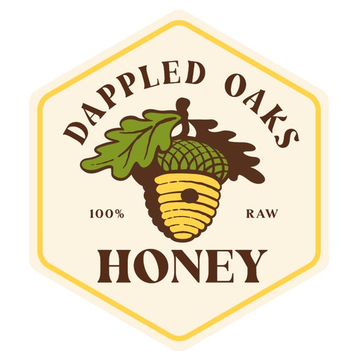 Logo & Label Design for Dappled Oaks Honey