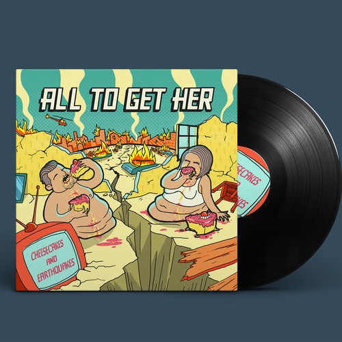 pop punk album cover concept 