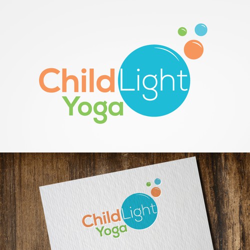 Logo for a childrens yoga class