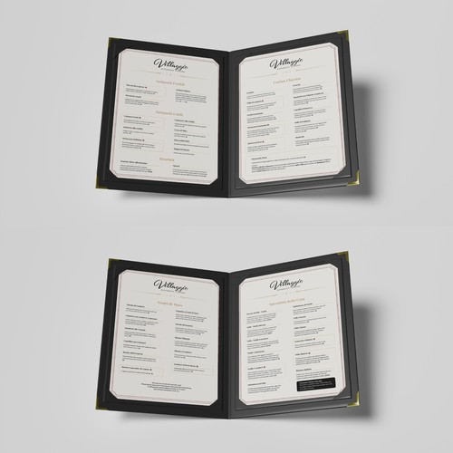 Menu Design