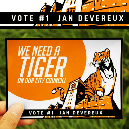 Postcard Design for Jan Devereux