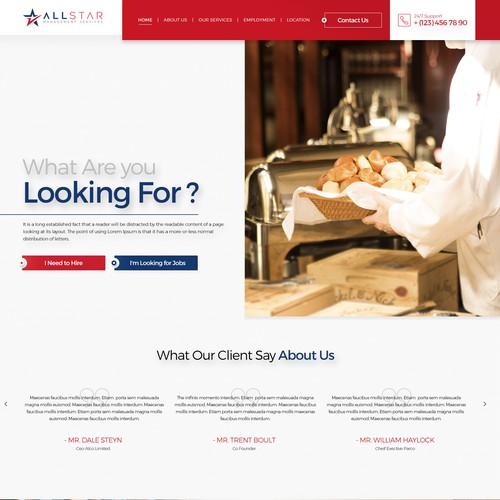 All star website Design