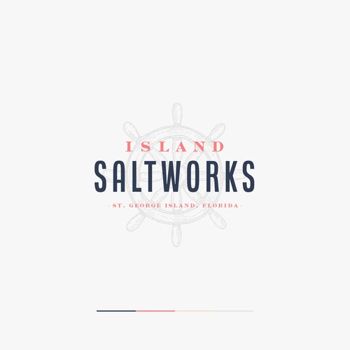 Logo concept for Island Saltworks