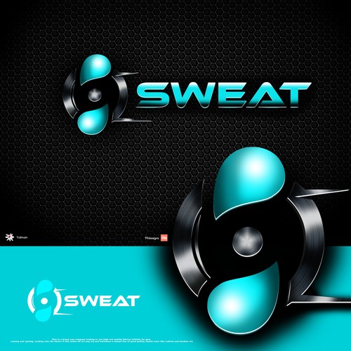 3D Sport Type Logo for Sweat