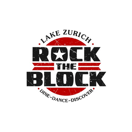 Lake Zurich Rock The Block Logo