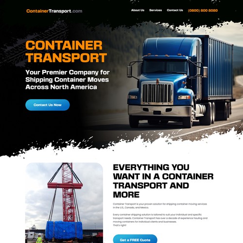 Website Design For Expert Logistics Company