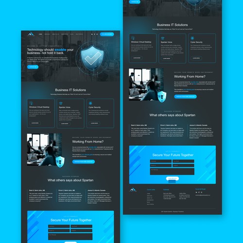 Redesign spartan website