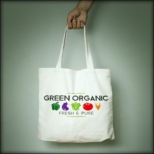 Logo concept for organic foods company.