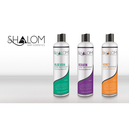 Product label for Shalom - Hair Care