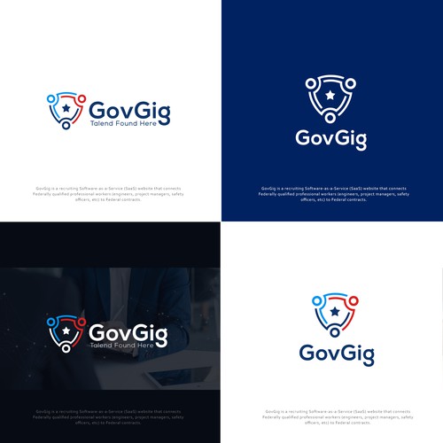 Strong and trustworthy logo for GovGig