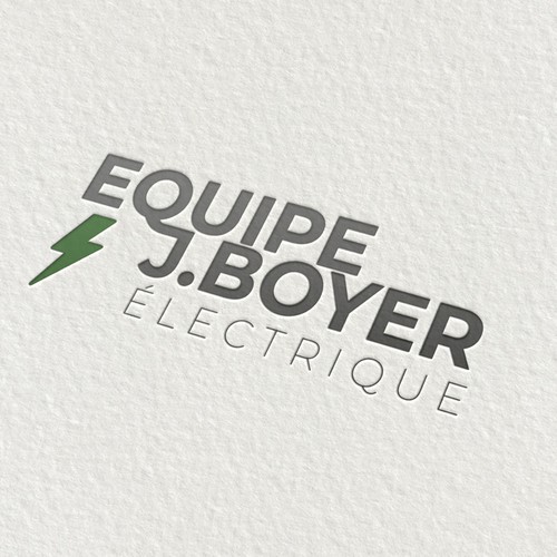 Concept de logo entreprise électrique