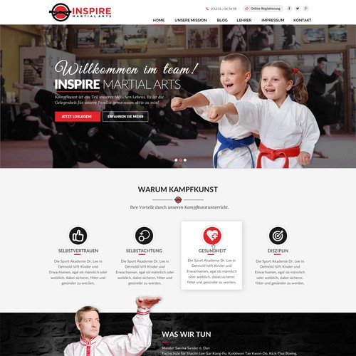 Martial Arts Web Design