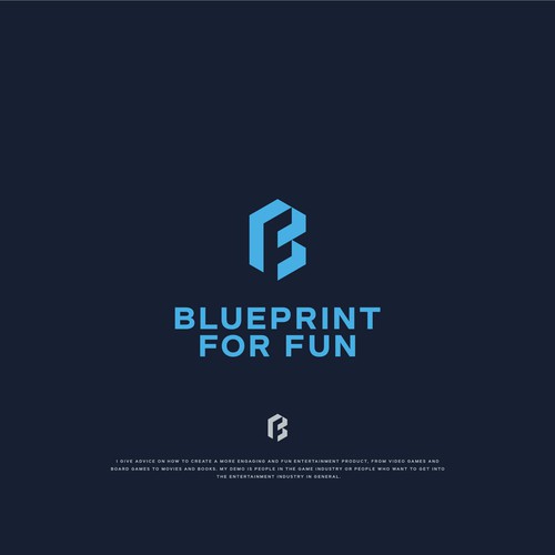 Logo for brand that is the Blueprint for how to make an experience or game, fun