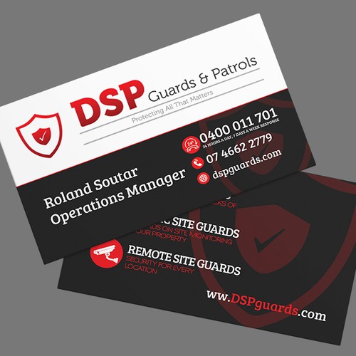 Security Company Business cards