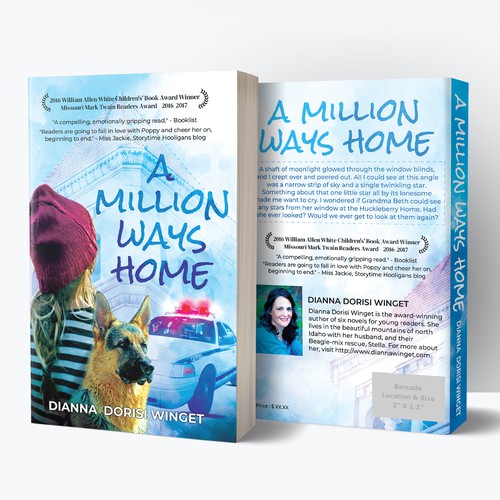 'A Million Ways Home' Book Cover Design
