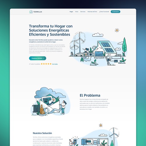 Termilux Website Design and Landing Page